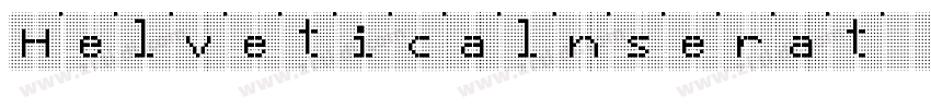Helveticalnserat Rom字体转换